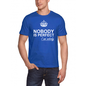 Marškinėliai Nobody is perfect